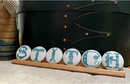Stitch Buttons (Kit) - Cross Stitch Kit by Running with Needles & Scissors