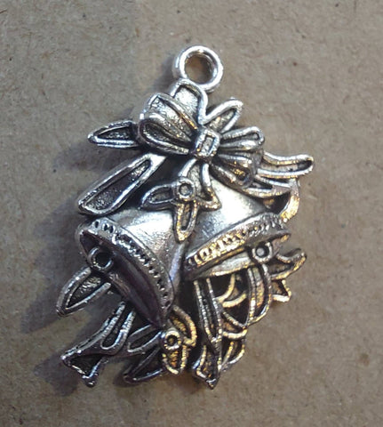 Christmas Bells Charm - 25mm x 18mm