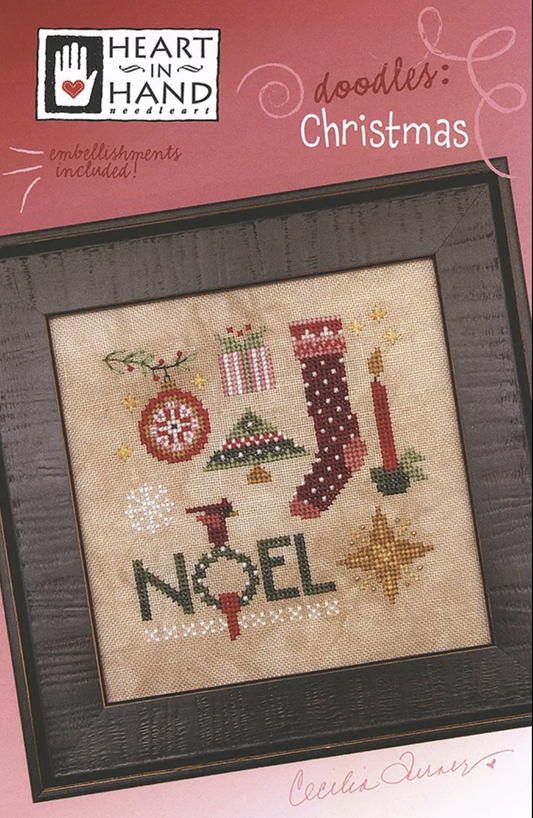 Christmas Doodles - Cross Stitch Pattern by Heart In Hand