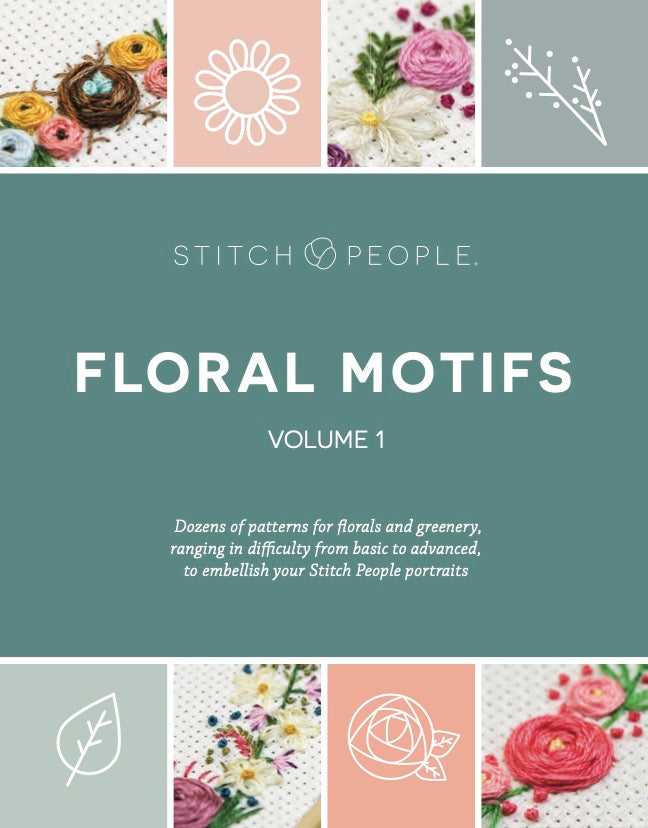 Stitch People Floral Motifs Book
