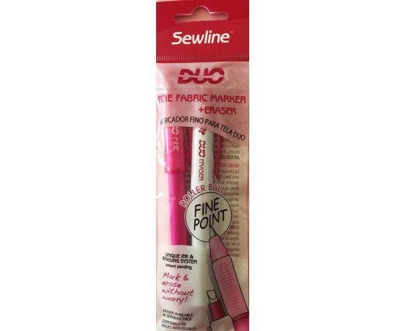 Sewline Duo Fine Point Fabric Marker & Eraser