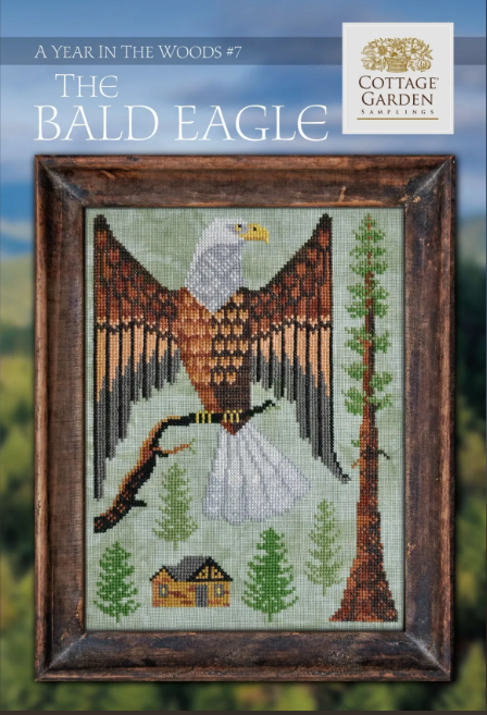 A Year In The Woods #7 The Bald Eagle - Cross Stitch Pattern