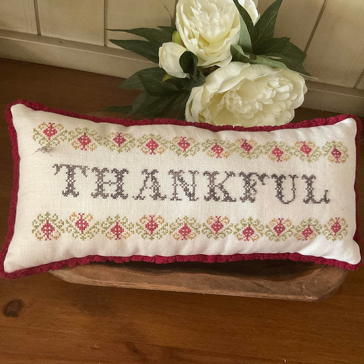 Thankful - Cross-stitch Pattern by Frog Cottage Designs