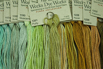 Weeks Dye Works Stranded Cotton (A-E)