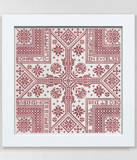 Gloria ~ A Christmas Star - Cross Stitch Pattern by Modern Folk Embroidery
