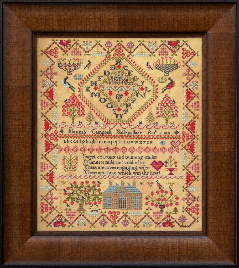 Hannah Campbell - Reproduction Sampler Pattern by Hands Across the Sea ...