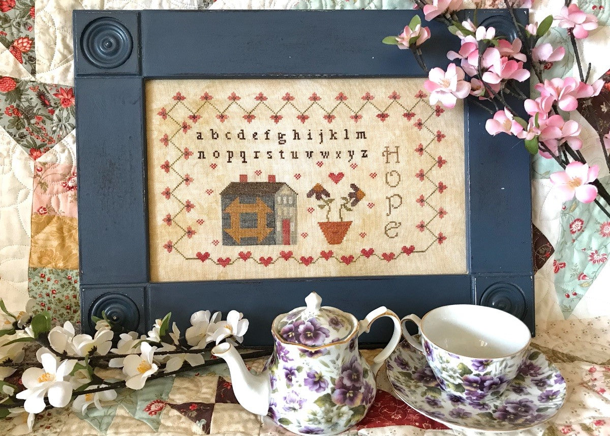Hope, Summer at Pansy Patch Manor - Cross stitch Pattern by Pansy Patch