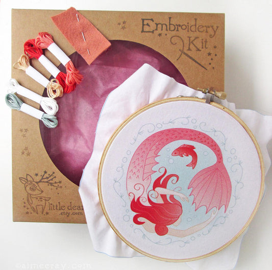 Mermaid Embroidery Kit