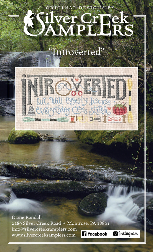 Introverted - Cross Stitch Pattern by Silver Creek Samplers