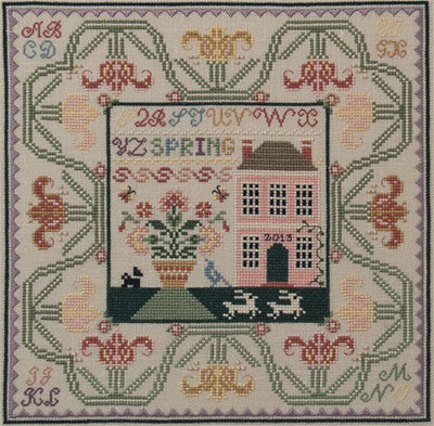 Spring in the Tulips - Cross Stitch Pattern by Just Nan