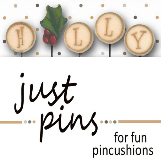 H is for Holly Pin Set
