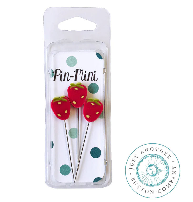 Wild Strawberries Mini Pin Set – A Stitch in Time