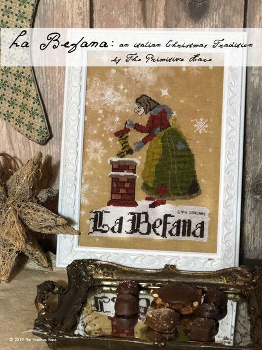 La Befana  - Cross Stitch Pattern by The Primitive Hare