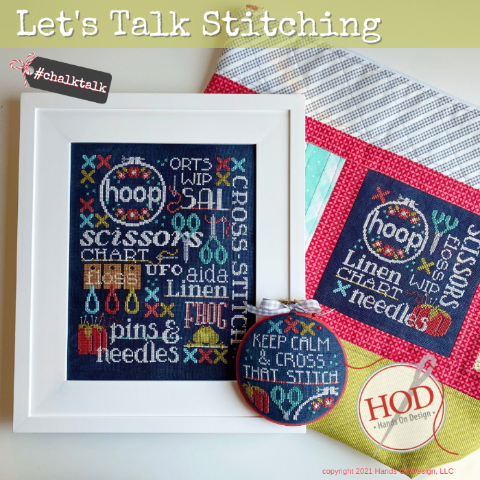 Let's Talk Stitching - Cross Stitch Pattern Hands On Design