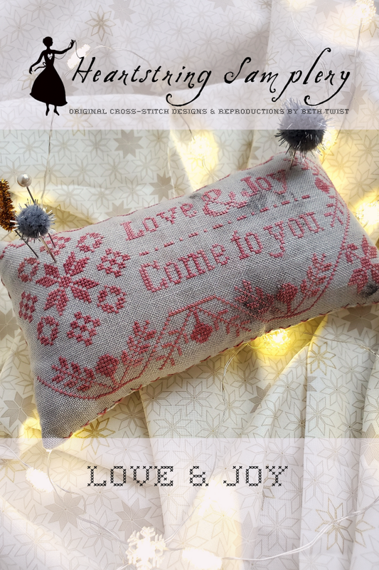 Love and Joy - Cross Stitch Pattern by Heartstring Samplery