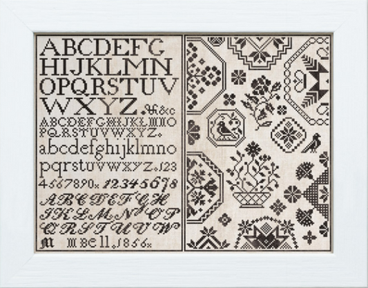 M. Bell 1856 - Cross Stitch Pattern by Modern Folk Embroidery