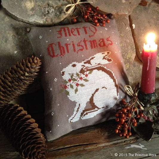 Merry Christmas - Cross Stitch Pattern by The Primitive Hare