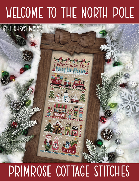 Welcome to the North Pole Booklet - Cross Stitch Pattern by Primrose Cottage