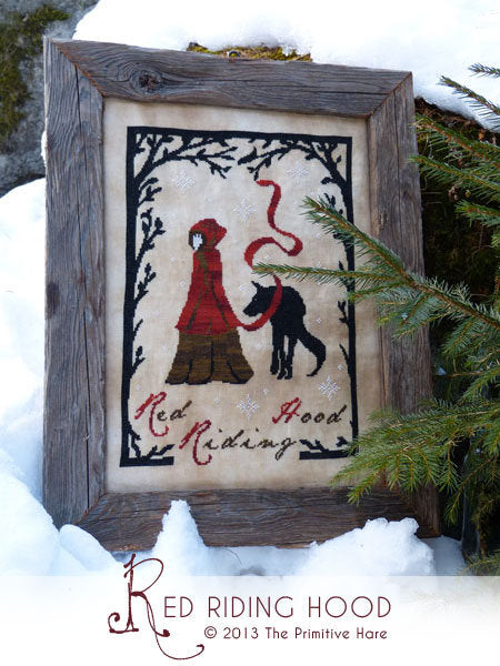 Red Riding Hood  - Cross Stitch Pattern by The Primitive Hare