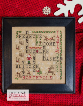 Reindeer Games - Cross stitch pattern by Erica Michaels