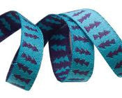 Reversible Turquoise & Purple Arrows Ribbon - Folk Tails by Sue Spargo
