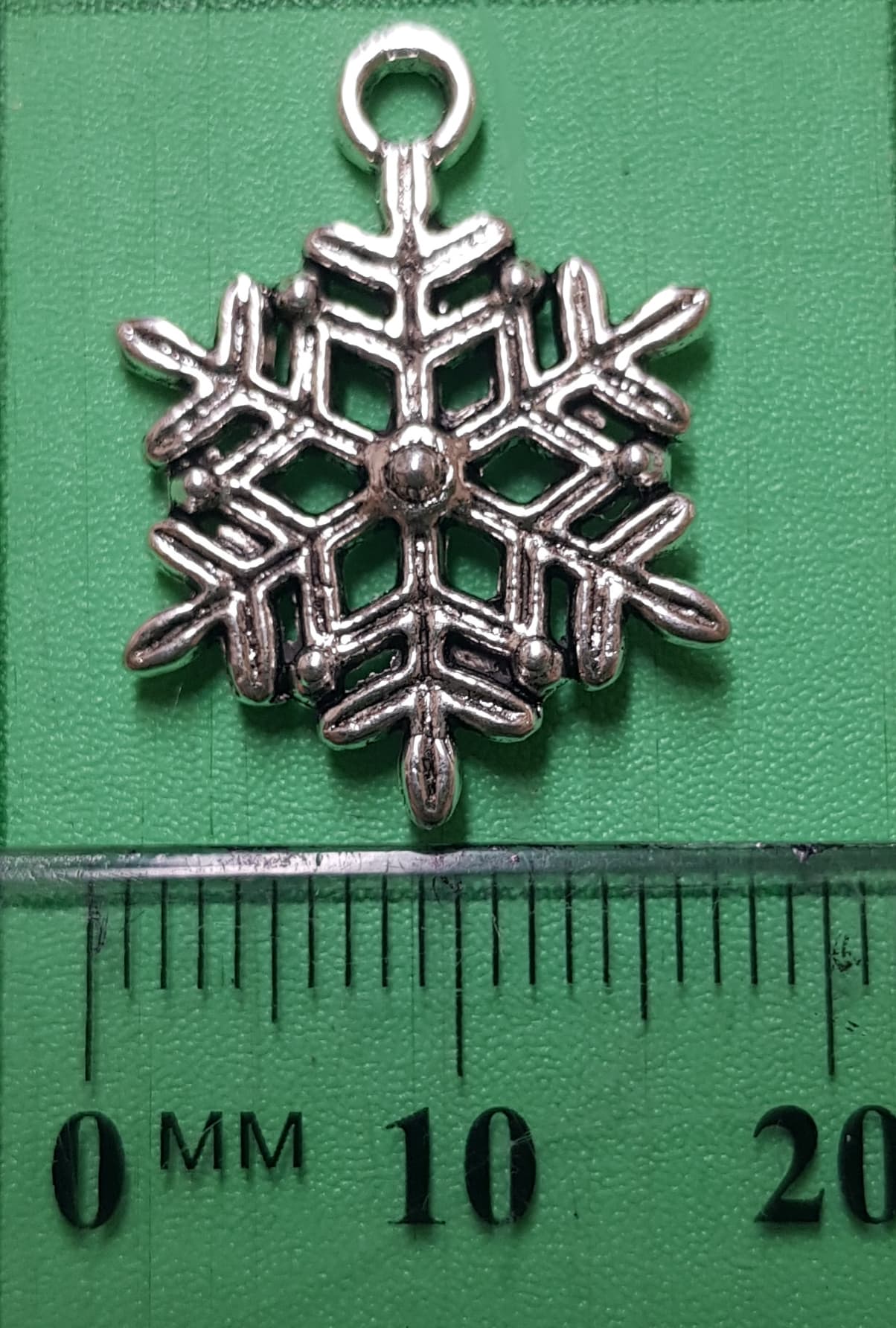 Snowflake Charm 13mm