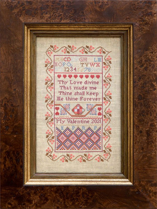 Thy Love Divine - Cross Stitch design by Nicola Parkman (PDF)