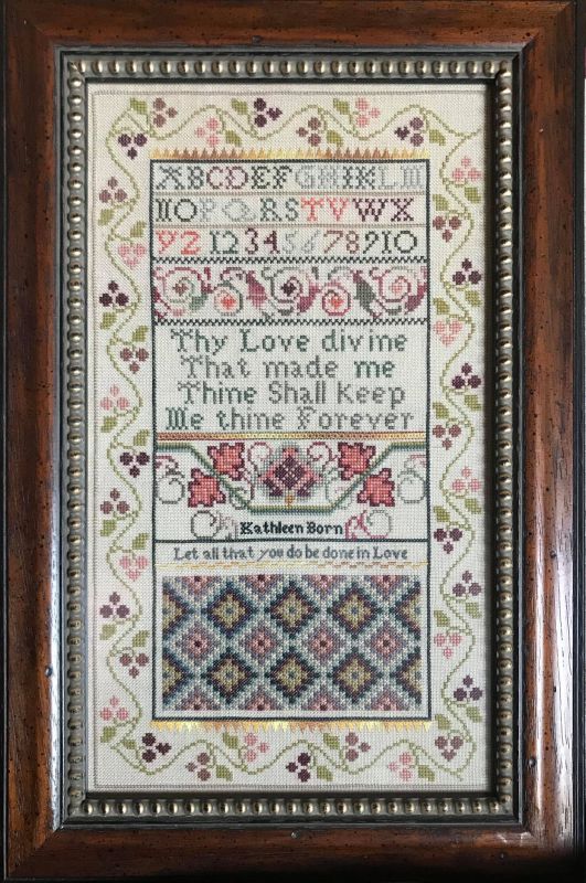 Thy Love Divine - Cross Stitch design by Nicola Parkman (PDF)