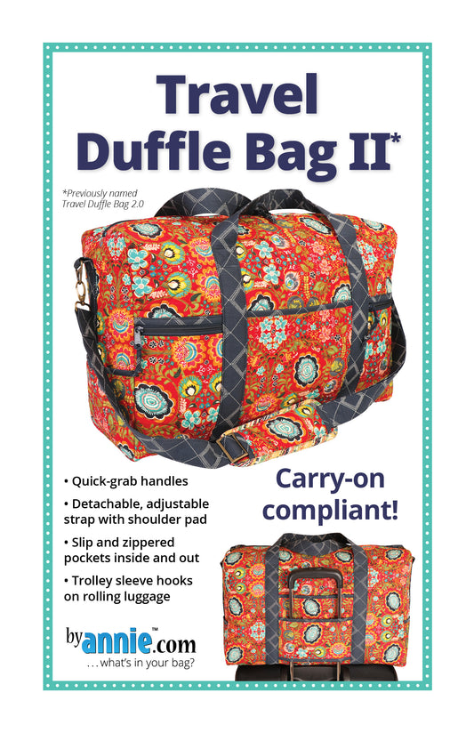 Travel Duffle Bag II ~ Pattern By Annie