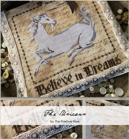 The Unicorn  - Cross Stitch Pattern by The Primitive Hare