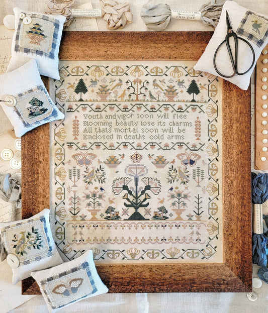 Vanity Sampler - Cross Stitch Pattern by Hello From Liz Mathews