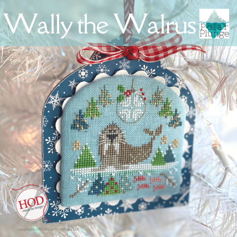 Wally the Walrus   - Cross Stitch Pattern by Hands On Design