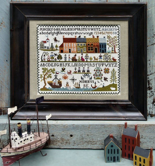 New England Sampler - Cross Stitch Pattern by Brenda Keyes