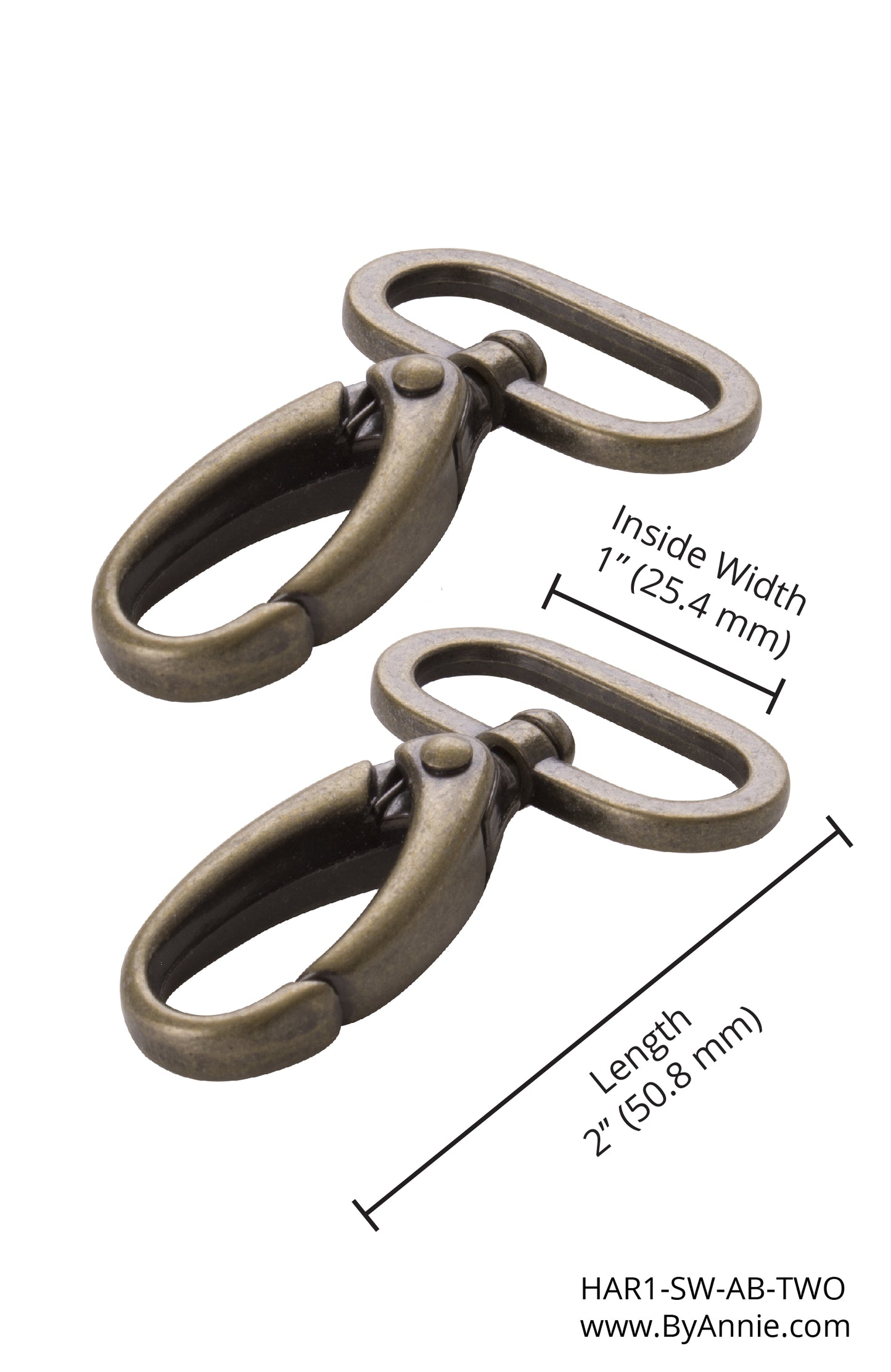 Swivel Hook Set of Two - 1 inch – A Stitch in Time