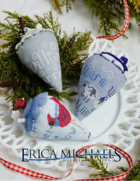Winter Berries - Cross stitch pattern by Erica Michaels